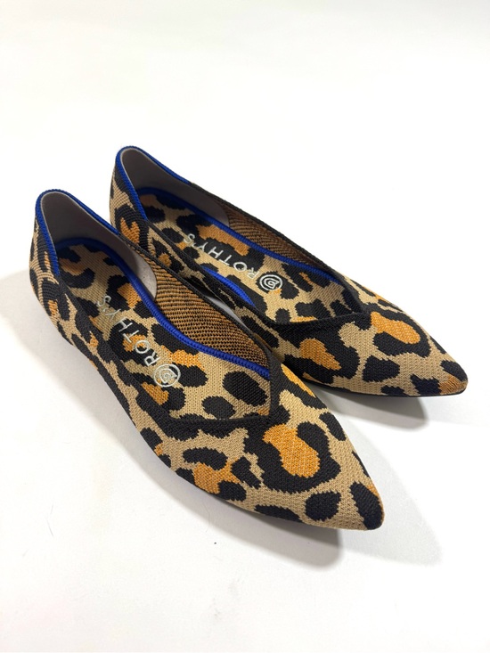 Rothy's Shoes - Rothy’s The Point Big Cat Flats Shoes Leopard Print